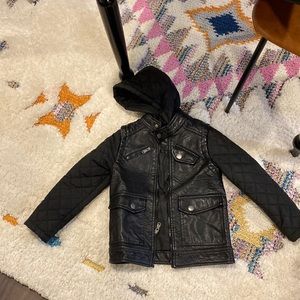 Boys leather jacket. Size 7